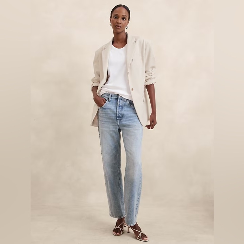 Banana Republic Factory Oversized Blazer NWT